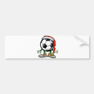 Pegatina Para Coche Navidades de fútbol