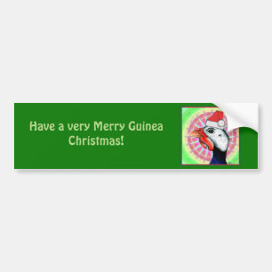 Pegatina Para Coche ¡Navidades de Guinea!