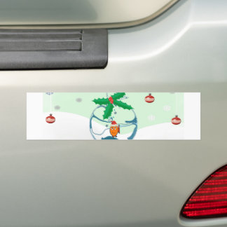 Pegatina Para Coche Navidades Fish