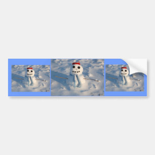 Pegatina Para Coche Navidades Snowman