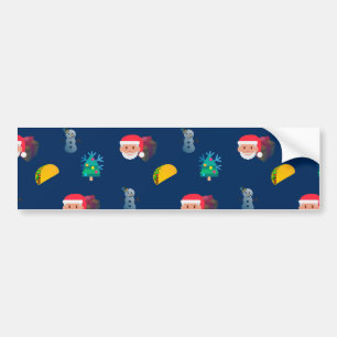 Pegatina Para Coche navidades taco emoji