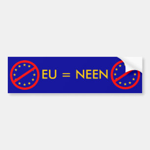 Pegatina Para Coche NECESARIO para la UE