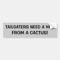 Necesidad de Tailgaters un abrazo de un cactus