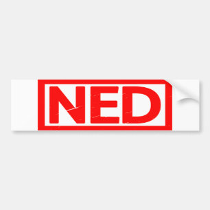 Pegatina Para Coche Ned Stamp