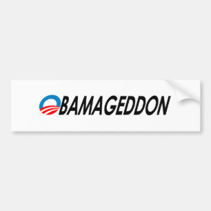Pegatina Para Coche Negro de Obamageddon
