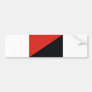 Pegatina Para Coche negro rojo de la bandera de la anarquía