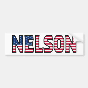 Pegatina Para Coche Nelson Name Vorname Estados Unidos Aufkleber Pegat