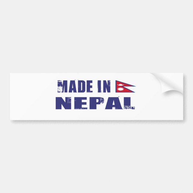 PEGATINA PARA COCHE NEPAL (Frente)