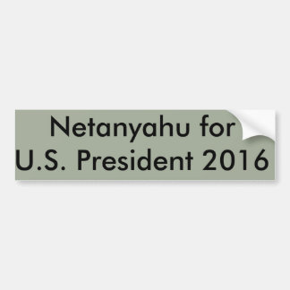 Pegatina Para Coche Netanyahu para el presidente