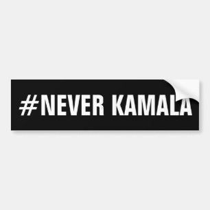 PEGATINA PARA COCHE #NEVER KAMALA