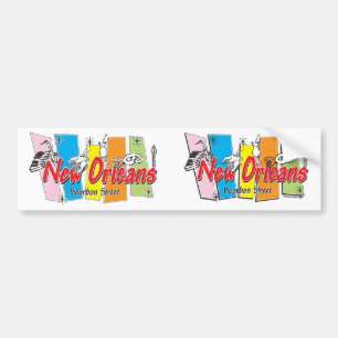 Pegatina Para Coche New Orleans Retro Look