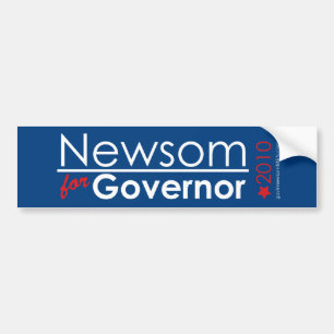 Pegatina Para Coche Newsom para el gobernador