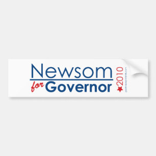 Pegatina Para Coche Newsom para el gobernador