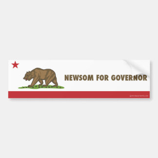 Pegatina Para Coche Newsom para la bandera de California del