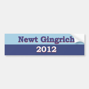 Pegatina Para Coche Newt Gingrich político