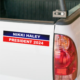 Pegatina Para Coche Nikki Haley 2024