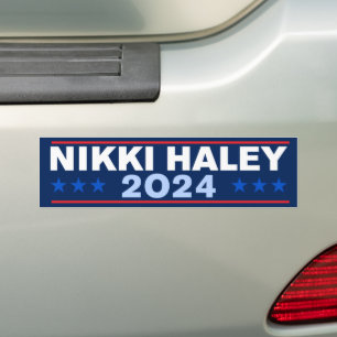 Pegatina Para Coche Nikki Haley 2024