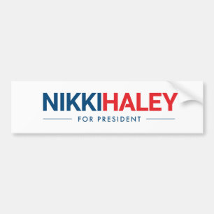 Pegatina Para Coche Nikki Haley para presidente 2024