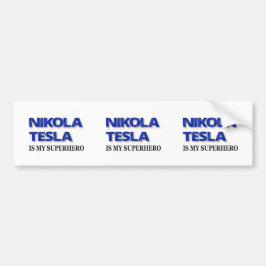 Pegatina Para Coche Nikola Tesla Es Mi Superhéroe
