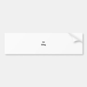 Pegatina Para Coche ningún jGibney bling El MUSEO Zazzle Gifts.png