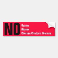 Ningún Osama, Obama, Momma de Chelsea Clinton