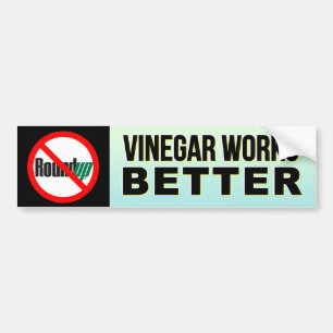 Pegatina Para Coche Ningún rodeo - el vinagre trabaja a una mejor