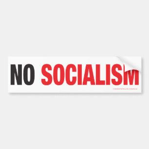 PEGATINA PARA COCHE ¡NINGÚN SOCIALISMO!