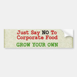 Pegatina Para Coche Ninguna comida corporativa