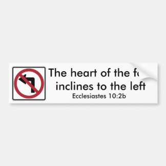 Pegatina Para Coche Ninguna curva de la izquierda