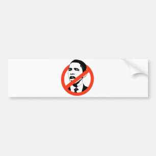 Pegatina Para Coche Ningunas camisetas de Obama/de Anti-Obama