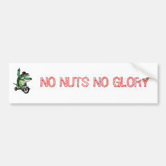 PEGATINA PARA COCHE NINGUNAS NUECES NINGUNA GLORIA