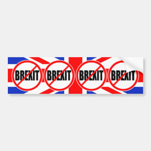 PEGATINA PARA COCHE "NINGUNOS BREXIT "