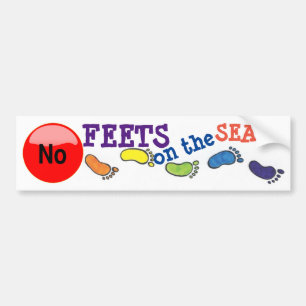 Pegatina Para Coche NINGUNOS PIES en los ASIENTOS firman/pegatina/imá