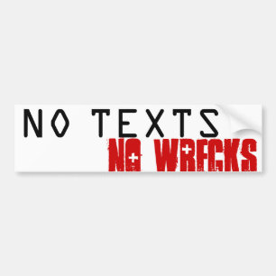 PEGATINA PARA COCHE NINGUNOS TEXTOS NINGUNAS RUINAS