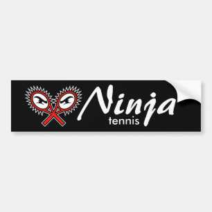 Pegatina Para Coche ninja tennis bumper sticker