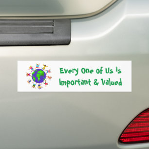 Pegatina Para Coche Niños importantes y valiosos