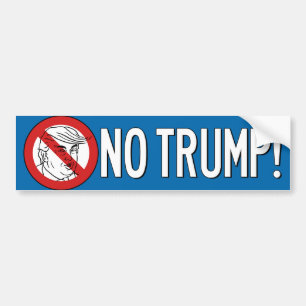 Pegatina Para Coche No a Trump 2016