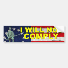 Pegatina Para Coche No Cumpliré