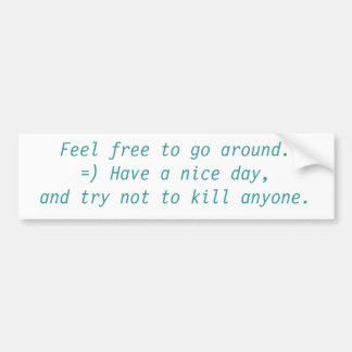 Pegatina Para Coche No dude en para circundar.