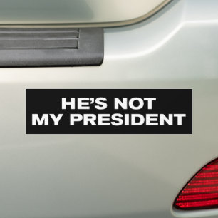 Pegatina Para Coche No es mi presidente anti-Trump