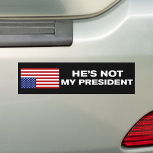Pegatina Para Coche No es mi presidente anti-Trump