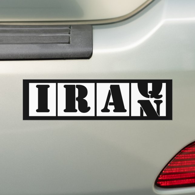 Pegatina Para Coche No guerra de Irán Irak contra la guerra en Oriente (en coche)