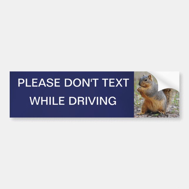 Pegatina Para Coche No hace por favor el texto (Frente)
