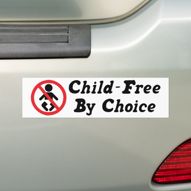 Pegatina Para Coche No hay niños libres de elección (en coche)
