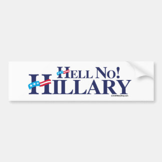 Pegatina Para Coche No Hillary - - Anti-Hillary - .png