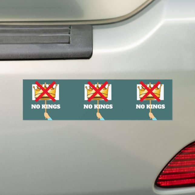 Pegatina Para Coche No Kings Bumpersticker (en coche)