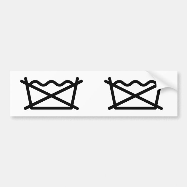 PEGATINA PARA COCHE ¡NO LAVES! (Frente)