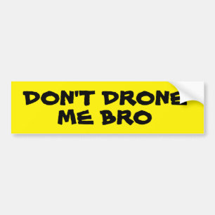 Pegatina Para Coche No me drones, hermano mayor amarillo