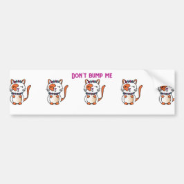 Pegatina Para Coche No me golpees gato