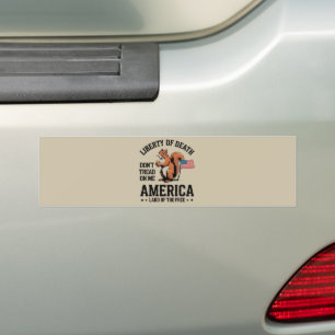 Pegatina Para Coche No me pises ardilla libertad justicia